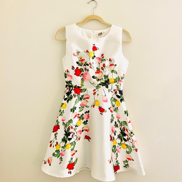 Molly Bracken Dresses & Skirts - Molly Bracken Dress Floral Roses Fit & Flare Size